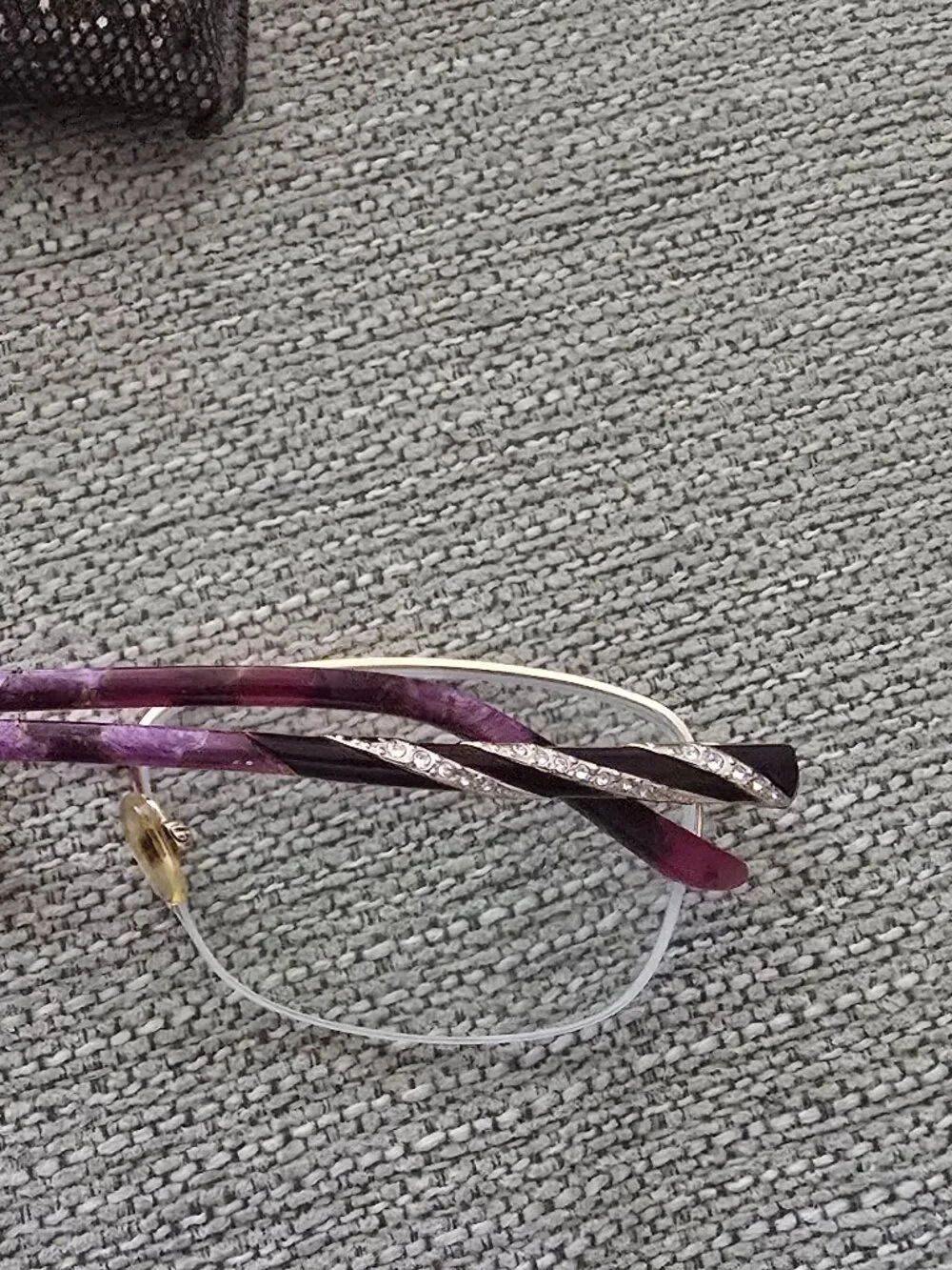 Marchon Port Royale eyeglasses with a sleek semi-rimless design 53-17-135